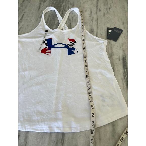 Under Armour Freedom Tank Top Athletic Women’s Size Large Patriotic NWT - Picture 5 of 6